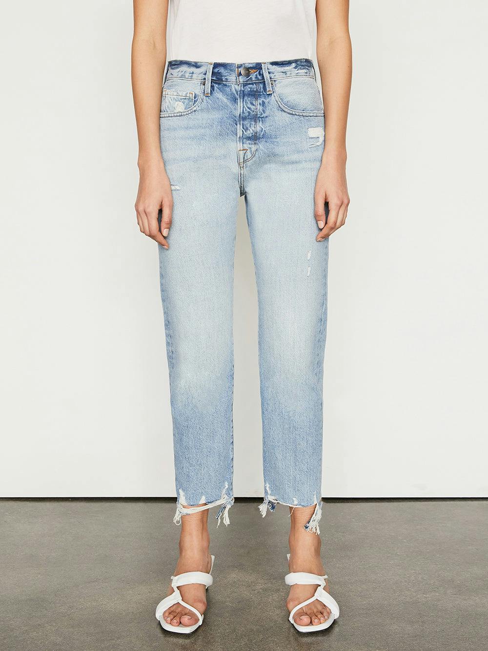 jeans front view